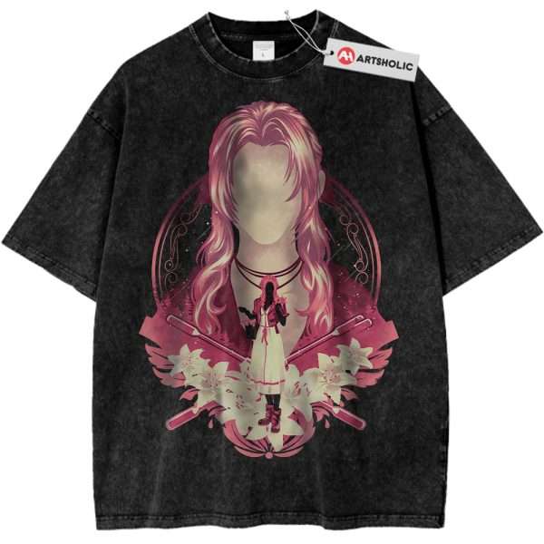 Aerith Gainsborough Shirt, Final Fantasy Shirt, Game Shirt, Vintage T-Shirt