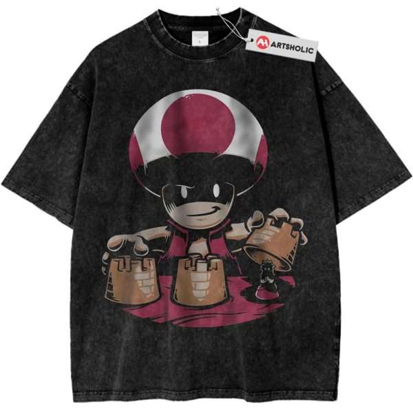 Toad Shirt, Super Mario Shirt, Game Shirt, Vintage Tee