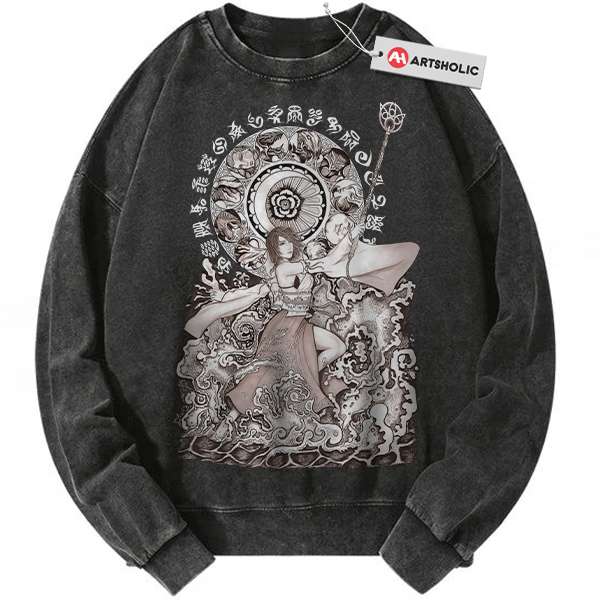 Yuna Sweatshirt, Final Fantasy Sweatshirt, Game Sweatshirt, Vintage Sweater