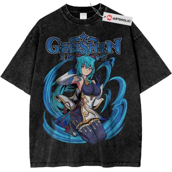 Ganyu Shirt, Genshin Impact Shirt, Game Shirt, Vintage Tee
