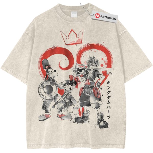 Sora Shirt, Goofy Shirt, Donald Duck Shirt, Kingdom Hearts Shirt, Game Shirt, Vintage T-Shirt