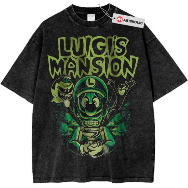 Luigi's Mansion Shirt, Game Shirt, Vintage T-Shirt