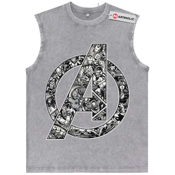 The Avengers Tank Top, Marvel Comics Tank Top, Vintage Tank Top