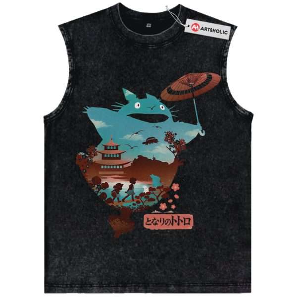 My Neighbor Totoro Tank Top, Studio Ghibli Tank Top, Anime Tank Top, Vintage Tank Top