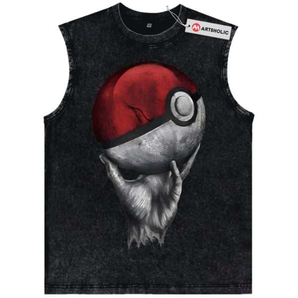 Poke Ball Tank Top, Pokemon Tank Top, Anime Tank Top, Vintage Tank Top