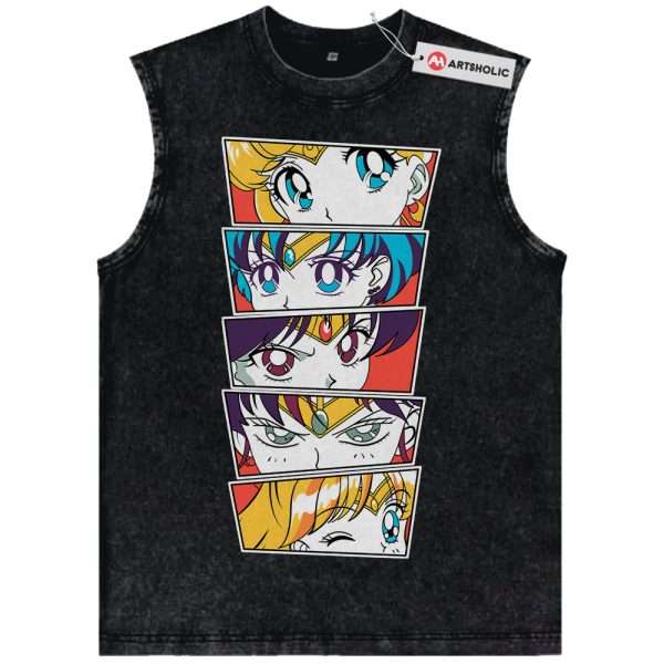 Sailor Moon Tank Top, Anime Tank Top, Vintage Tank Top