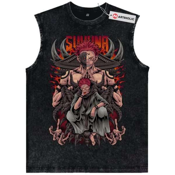 Ryomen Sukuna Tank Top, Jujutsu Kaisen Tank Top, Anime Tank Top, Vintage Tank Top