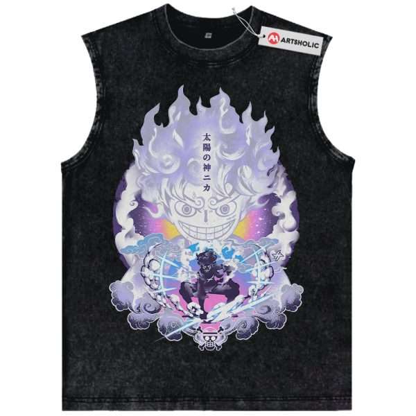 Monkey D Luffy Tank Top, One Piece Tank Top, Anime Tank Top, Vintage Tank Top
