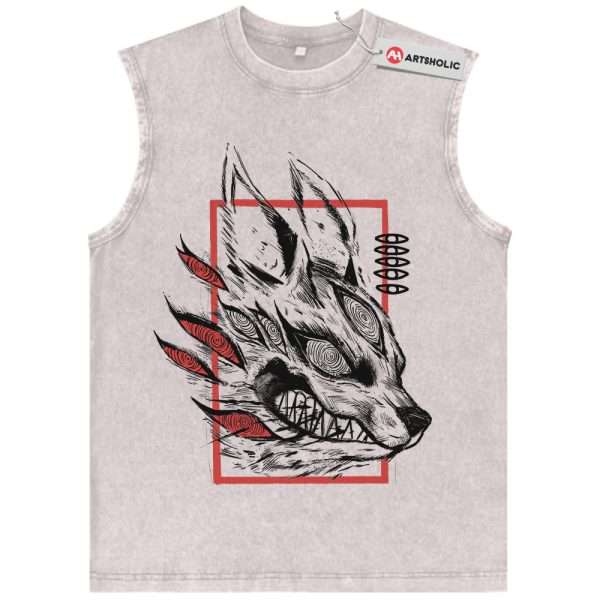 Aki Hayakawa Tank Top, Chainsaw Man Tank Top, Anime Tank Top, Vintage Tank Top