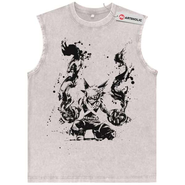 Katsuki Bakugo Tank Top, My Hero Academia Tank Top, MHA Tank Top, Anime Tank Top, Vintage Tank Top