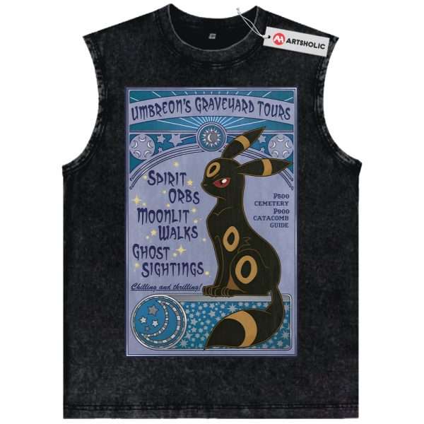 Umbreon Tank Top, Pokemon Tank Top, PKM Tank Top, Anime Tank Top, Vintage Tank Top