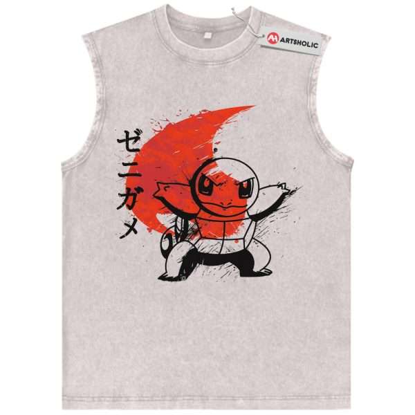 Squirtle Tank Top, Pokemon Tank Top, PKM Tank Top, Anime Tank Top, Vintage Tank Top