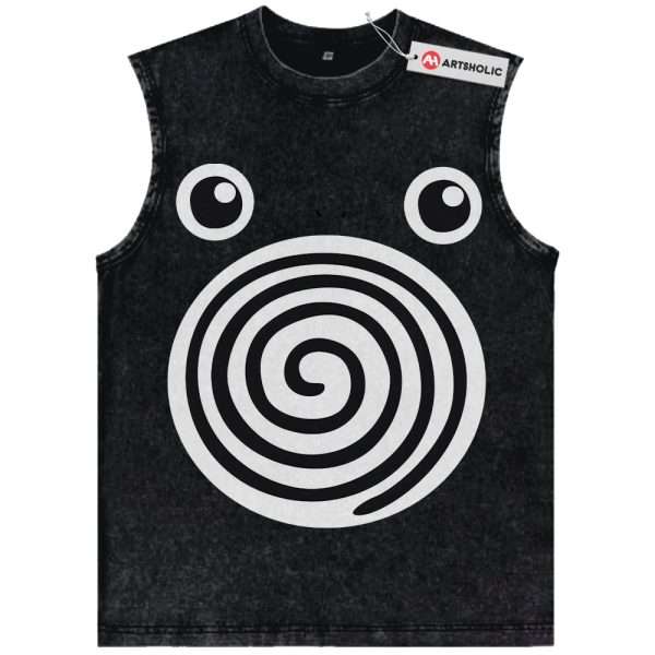 Poliwhirl Tank Top, Pokemon Tank Top, PKM Tank Top, Anime Tank Top, Vintage Tank Top