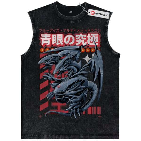Blue Eyes Ultimate Dragon Tank Top, Yugioh Tank Top, Anime Tank Top, Vintage Tank Top
