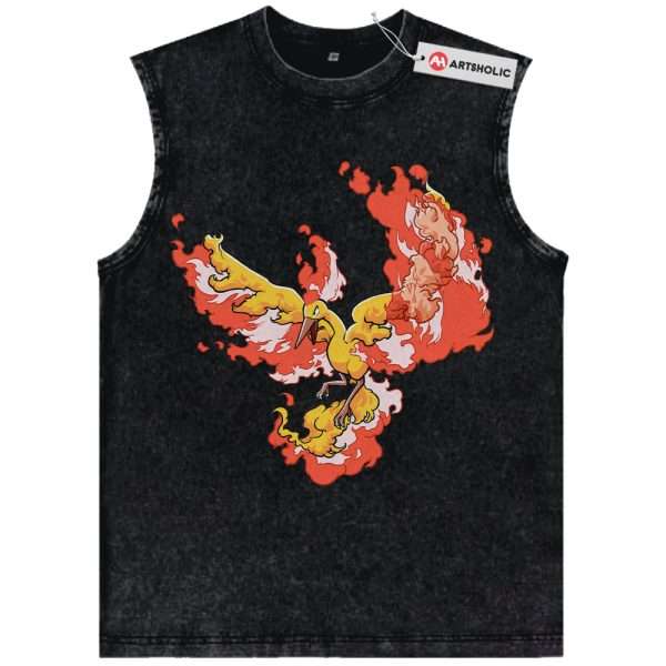Moltres Tank Top, Pokemon Tank Top, PKM Tank Top, Anime Tank Top, Vintage Tank Top