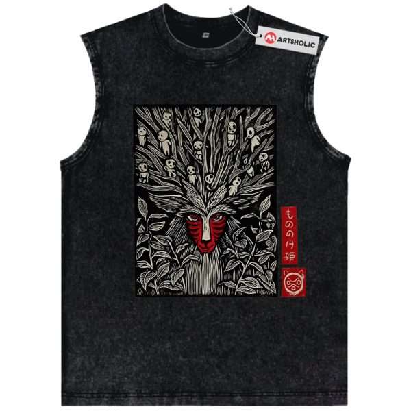 Princess Mononoke Tank Top, Studio Ghibli Tank Top, Anime Tank Top, Vintage Tank Top