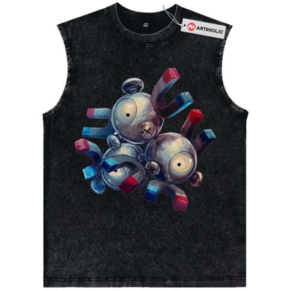 Magneton Tank Top, Pokemon Tank Top, PKM Tank Top, Anime Tank Top, Vintage Tank Top