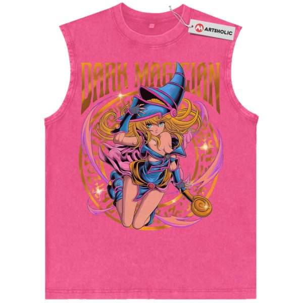 Dark Magician Girl Tank Top, Yugioh Tank Top, Anime Tank Top, Vintage Tank Top - Rose Red, M