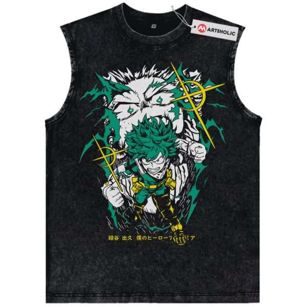 Izuku Midoriya Tank Top, Deku Tank Top, My Hero Academia Tank Top, MHA Tank Top, Anime Tank Top, Vintage Tank Top