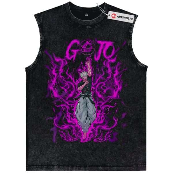 Satoru Gojo Tank Top, Jujutsu Kaisen Tank Top, Anime Tank Top, Vintage Tank Top