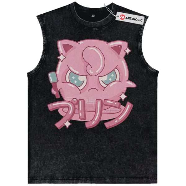 Jigglypuff Tank Top, Pokemon Tank Top, PKM Tank Top, Anime Tank Top, Vintage Tank Top