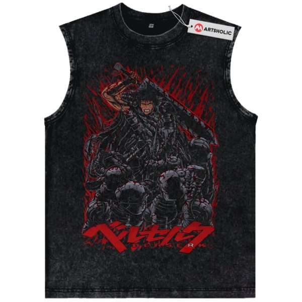Guts Tank Top, Berserk Tank Top, Anime Tank Top, Vintage Tank Top
