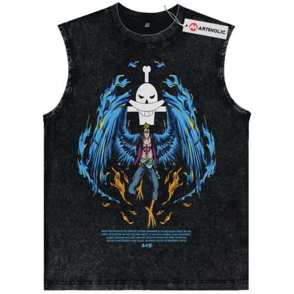Marco Tank Top, One Piece Tank Top, Anime Tank Top, Vintage Tank Top