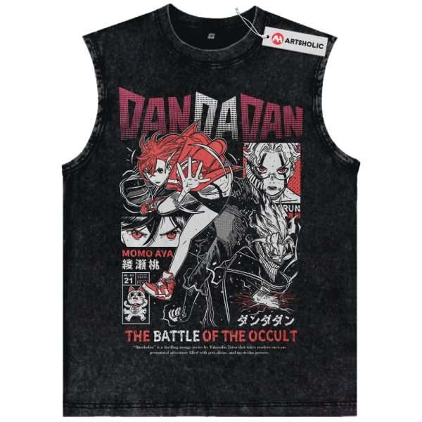 Dandadan Tank Top, Anime Tank Top, Vintage Tank Top