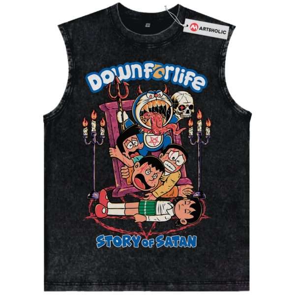 Doraemon Tank Top, Anime Tank Top, Vintage Tank Top