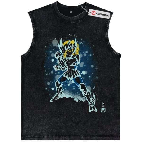 Cygnus Hyoga Tank Top, Saint Seiya Tank Top, Anime Tank Top, Vintage Tank Top