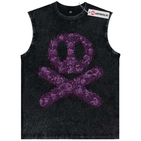 Poison-Type Pokemon Tank Top, PKM Tank Top, Anime Tank Top, Vintage Tank Top