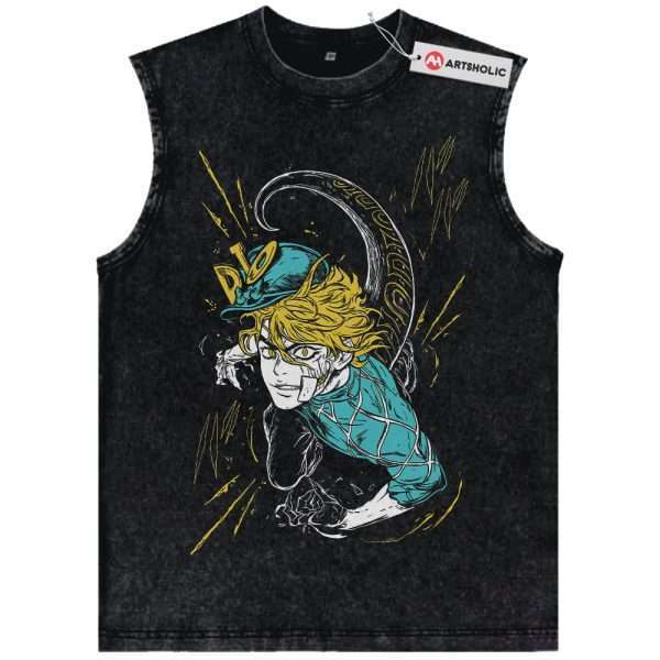 Dio Brando Tank Top, JoJo's Bizarre Adventure Tank Top, Anime Tank Top, Vintage Tank Top