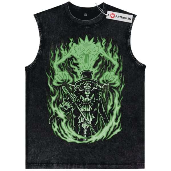 Brook Tank Top, One Piece Tank Top, Anime Tank Top, Vintage Tank Top