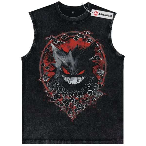 Gengar Tank Top, Pokemon Tank Top, PKM Tank Top, Anime Tank Top, Vintage Tank Top