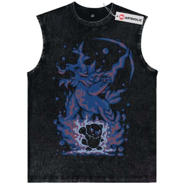Oshawott vs Samurott Tank Top, Pokemon Tank Top, PKM Tank Top, Anime Tank Top, Vintage Tank Top