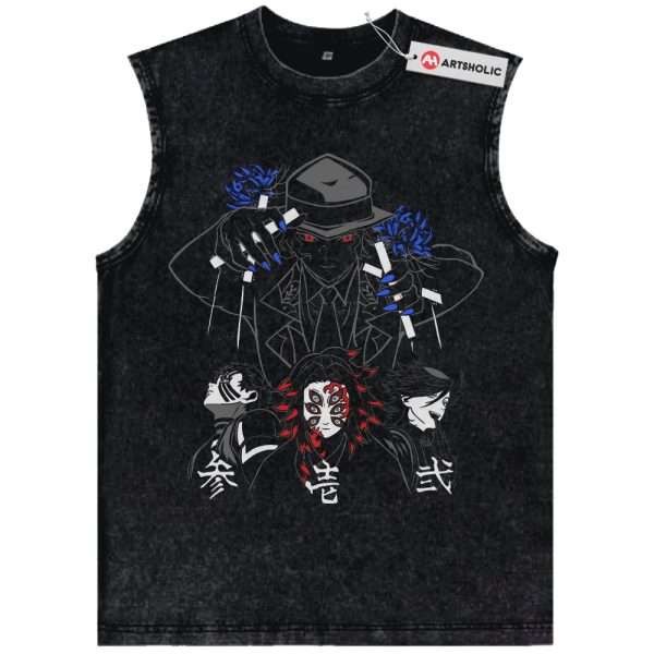 Demon Slayer Tank Top, Anime Tank Top, Vintage Tank Top