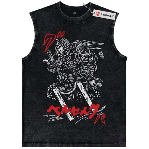 Guts Tank Top, Berserk Tank Top, Anime Tank Top, Vintage Tank Top