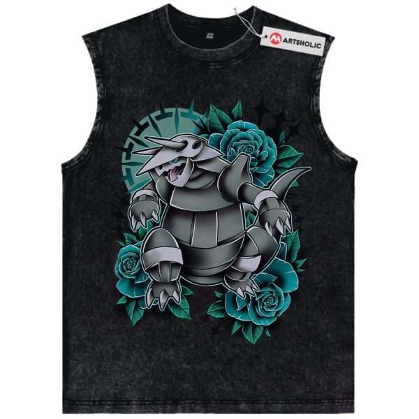 Aggron Tank Top, Pokemon Tank Top, PKM Tank Top, Anime Tank Top, Vintage Tank Top