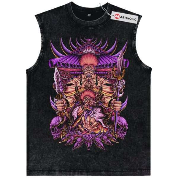 Ryomen Sukuna Tank Top, Jujutsu Kaisen Tank Top, Anime Tank Top, Vintage Tank Top