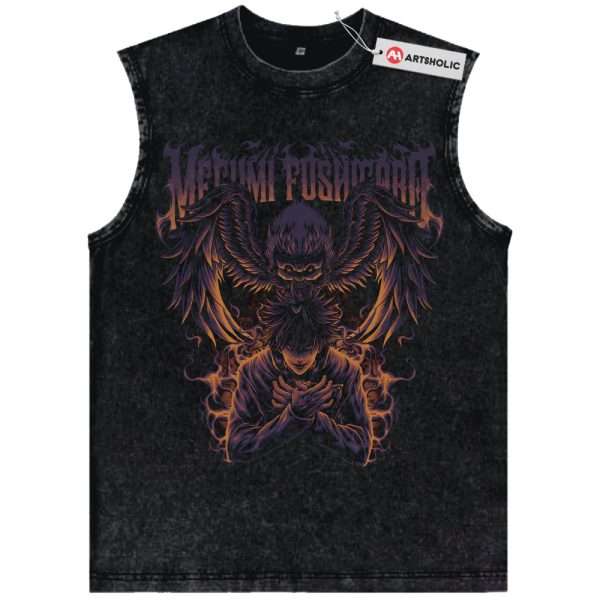 Megumi Fushiguro Tank Top, Jujutsu Kaisen Tank Top, Anime Tank Top, Vintage Tank Top