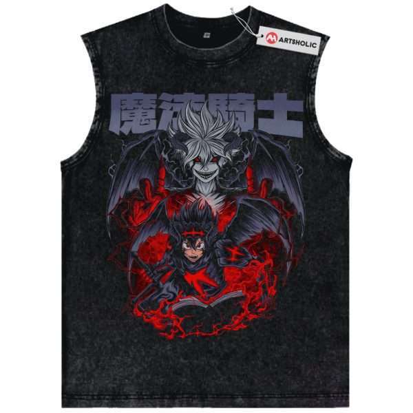 Asta Tank Top, Black Clover Tank Top, Anime Tank Top, Vintage Tank Top
