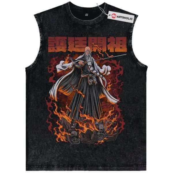 Yamamoto Tank Top, Bleach Tank Top, Anime Tank Top, Vintage Tank Top