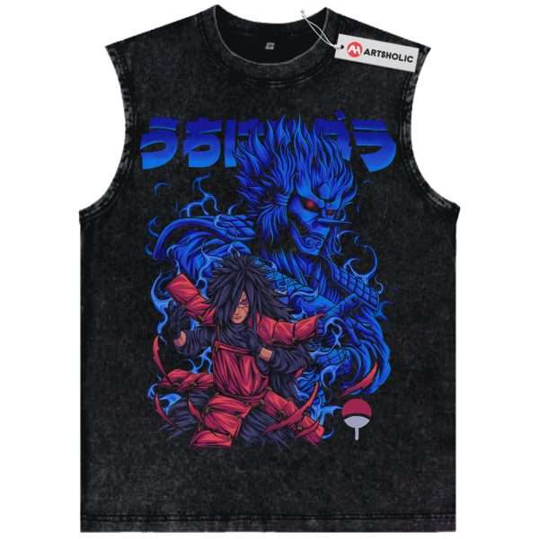 Madara Uchiha Tank Top, Naruto Tank Top, Anime Tank Top, Vintage Tank Top