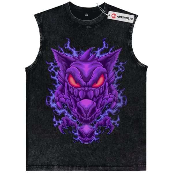 Gengar Tank Top, Gatsly Tank Top, Haunter Tank Top, Pokemon Tank Top, PKM Tank Top, Anime Tank Top, Vintage Tank Top