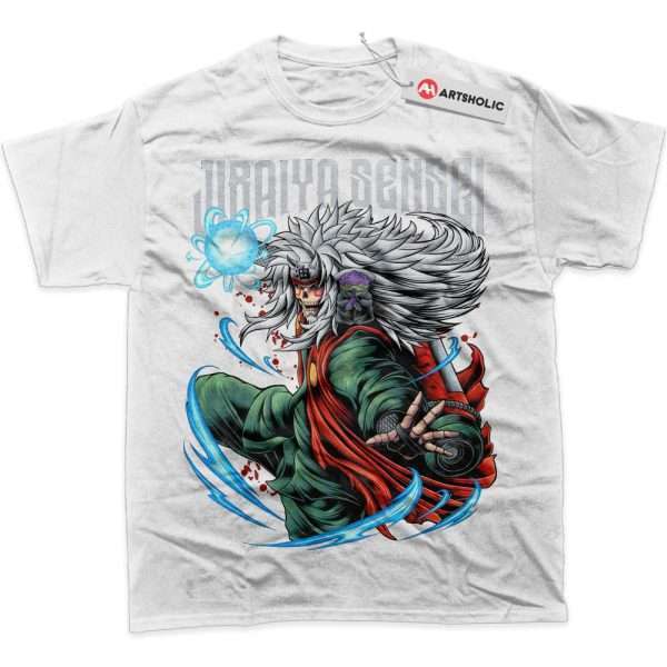 Skull Jiraiya Shirt, Naruto Shirt, Anime Shirt, Graphic T-Shirt