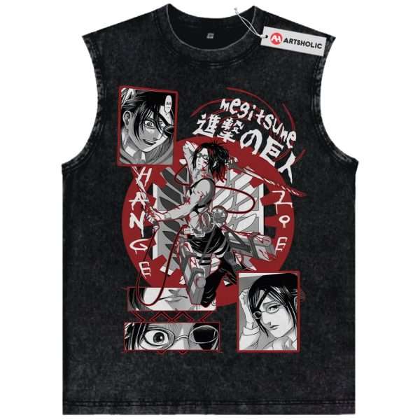 Hange Zoe Tank Top, Attack on Titan Tank Top, AOT Tank Top, Anime Tank Top, Vintage Tank Top