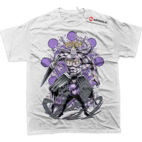 Megumi Fushiguro vs Mahoraga Shirt, Jujutsu Kaisen Shirt, Anime Shirt, Graphic T-Shirt