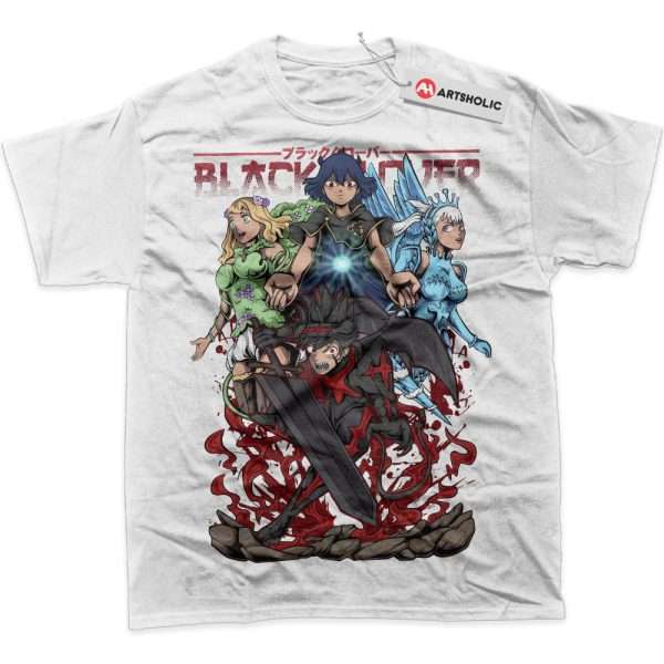 Black Clover Shirt, Anime Shirt, Graphic T-Shirt