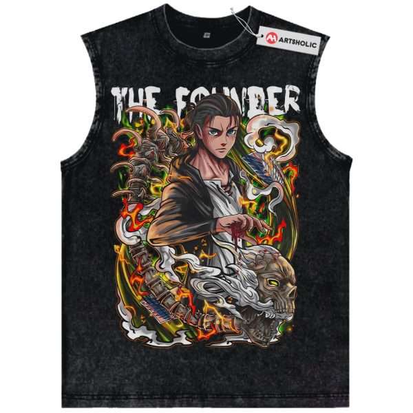 Eren Yeager Tank Top, Attack On Titan Tank Top, AOT Tank Top, Anime Tank Top, Vintage Tank Top