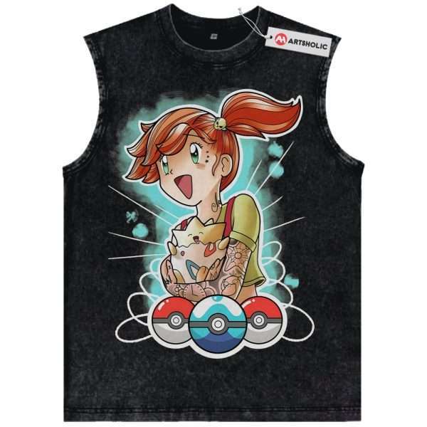 Misty vs Togepi Tank Top, Pokemon Tank Top, PKM Tank Top, Anime Tank Top, Vintage Tank Top